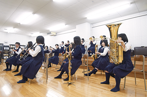 中・高校舎　吹奏楽練習室